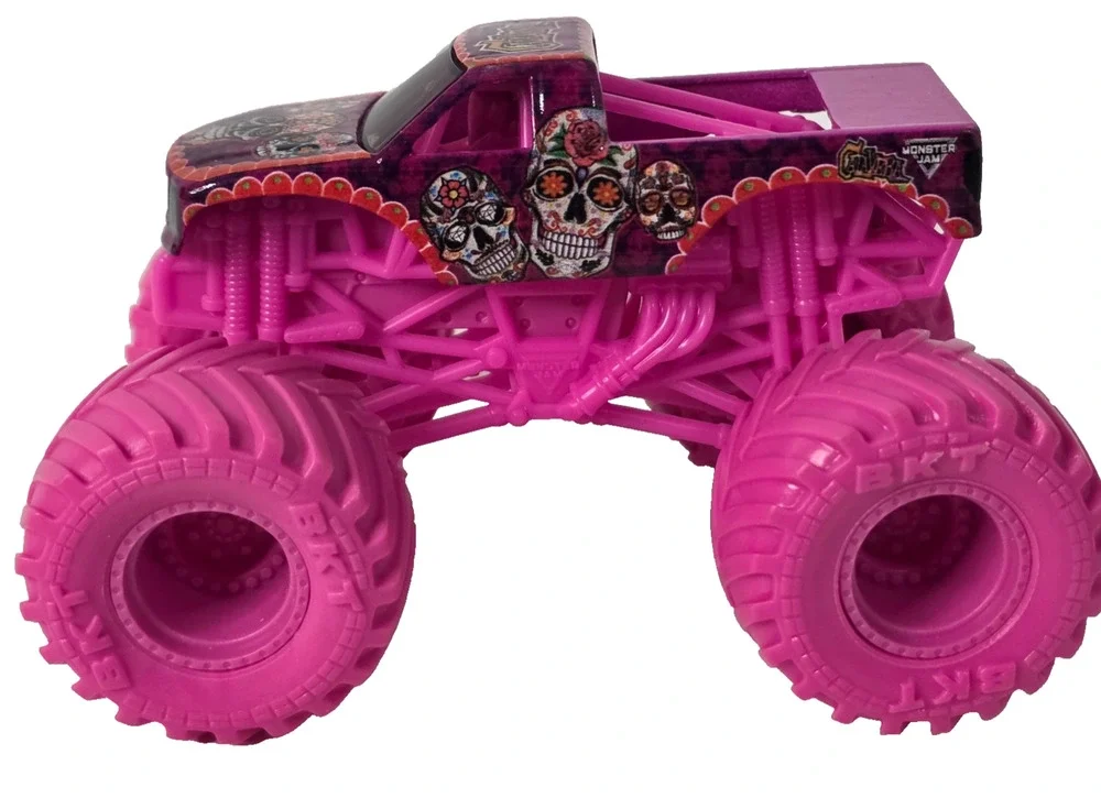 Monster Jam Calavera Pink Sugar Skull BKT Monster Truck Toy